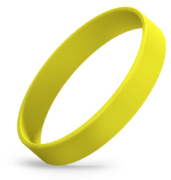Yellow Bee Seen wristband